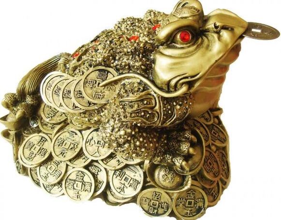 The three-legged frog will attract stable prosperity and luck in the house. 