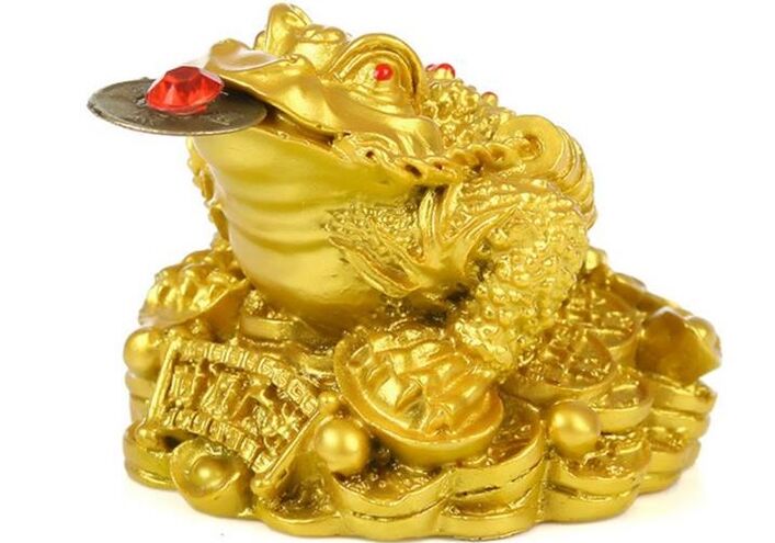 Chinese frog as an amulet for luck