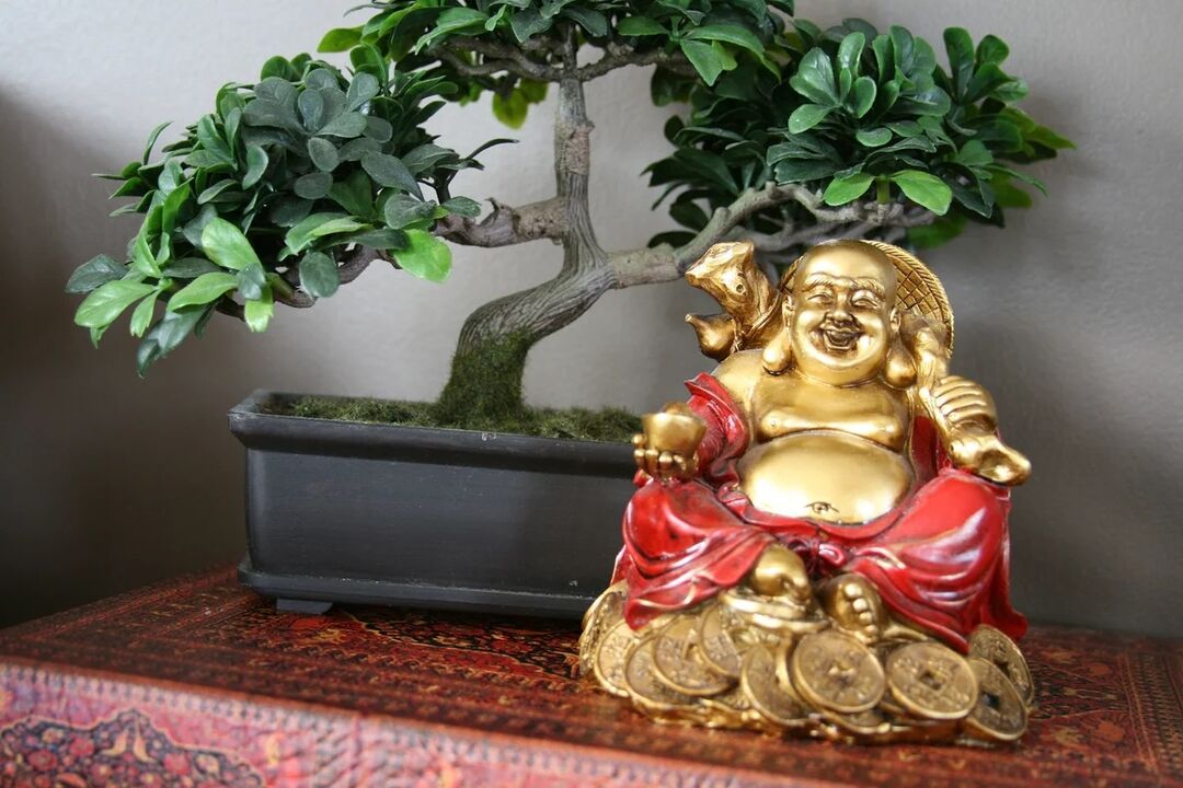 Financial well-being will be ensured by the figurine of Hotei